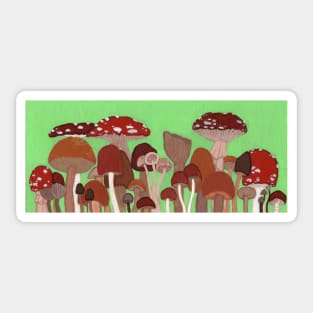 Minty Mushrooms Sticker